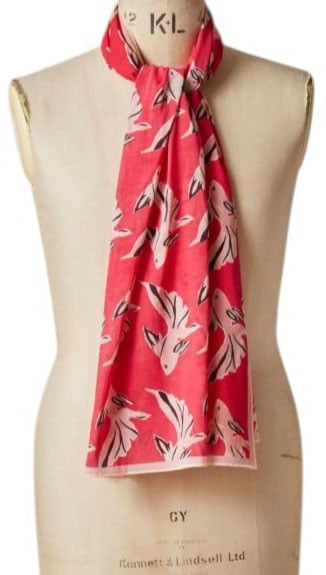 Paul Smith Foulard fuchsia print poissons rose Paul Smith Femme Homme W1A 250B U941 22 Paars