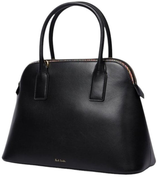 Paul Smith Sac à main cuir noir liseré baya Paul Smith Femme W1A 8271 USIGHI 79 Zwart