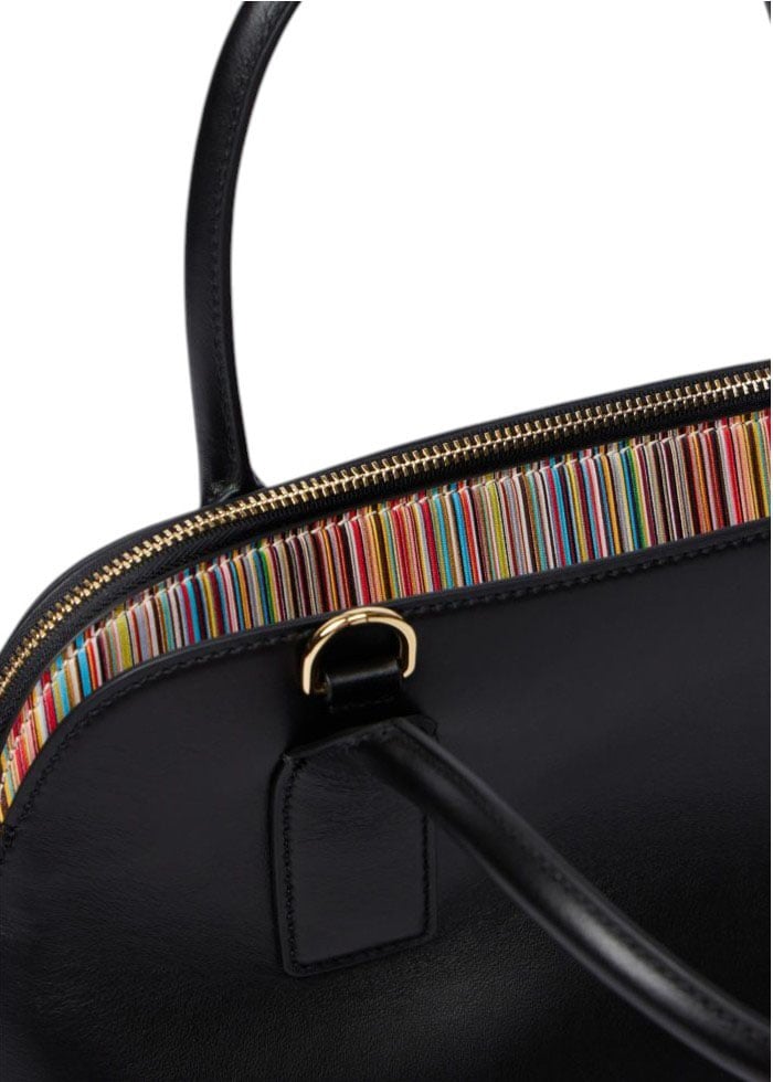 Paul Smith Sac à main cuir noir liseré baya Paul Smith Femme W1A 8271 USIGHI 79 Zwart