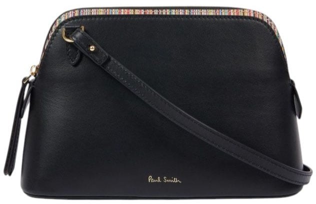 Paul Smith Petit sac postier noir liseré baya Paul Smith femme W1A 8273 USIGHI 79 Zwart