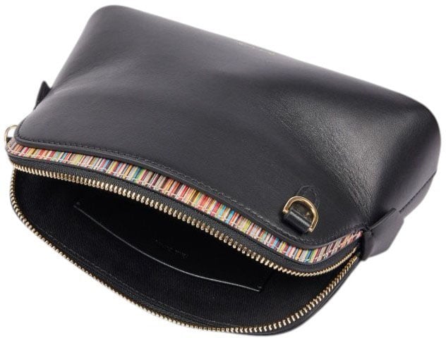 Paul Smith Petit sac postier noir liseré baya Paul Smith femme W1A 8273 USIGHI 79 Zwart