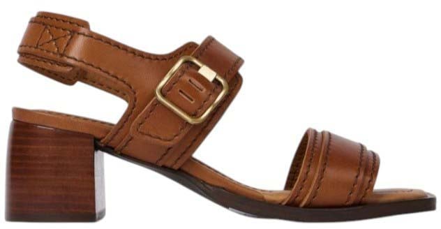 Paul Smith Sandales talon cuir sangle tan Sylane Paul Smith Femme W1S SYL01 ULEA 62 chaussures Divers