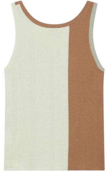 Paul Smith Débardeur maille patch taupe vert Paul Smith Femme W2R 808N V31447 32 Divers