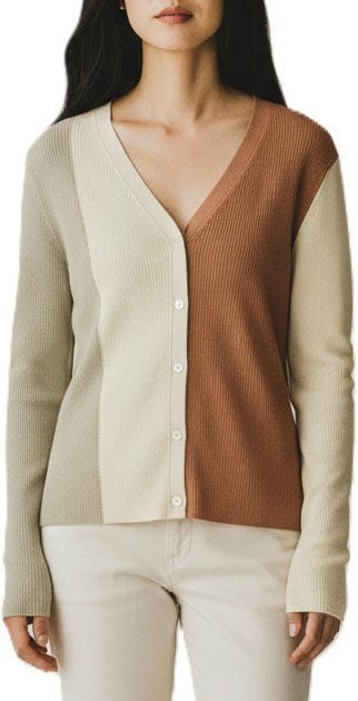 Paul Smith Cardigan patch taupe vert Paul Smith Femme W2R 809N V31447 32 Divers