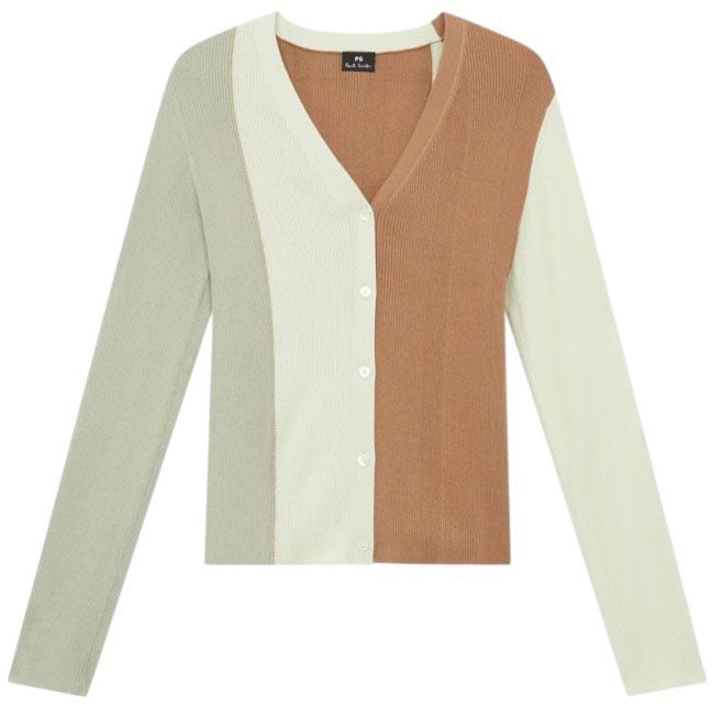 Paul Smith Cardigan patch taupe vert Paul Smith Femme W2R 809N V31447 32 Divers