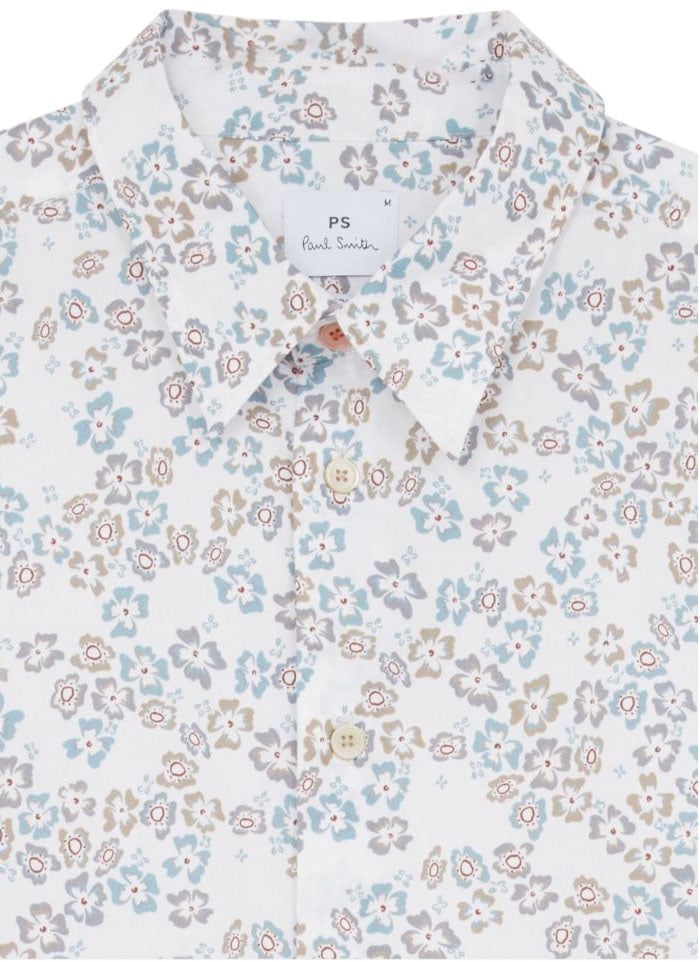 Paul Smith Chemise coton liberty bleu choco Paul Smith Homme M2R 149T V22659 01 Divers