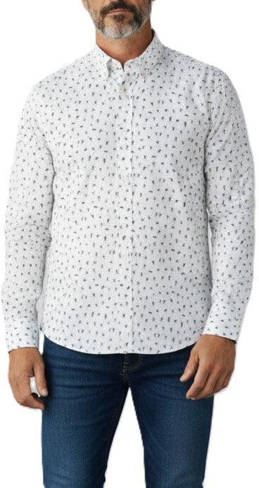 Paul Smith Chemise crème print volleyeurs navy Paul Smith Homme M2R 149T V22657 02 Divers
