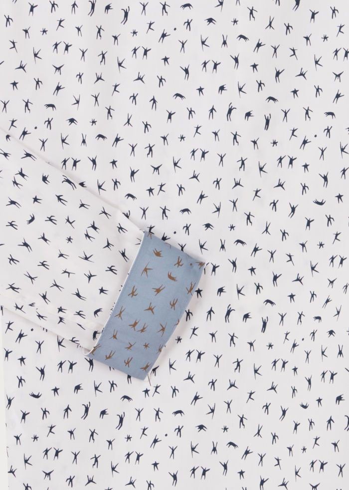 Paul Smith Chemise crème print volleyeurs navy Paul Smith Homme M2R 149T V22657 02 Divers