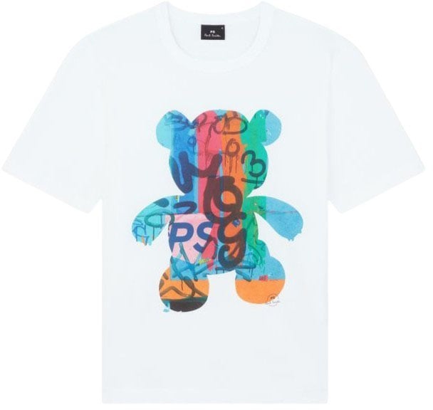 Paul Smith T-shirt blanc teddy multi Paul Smith Homme M2R 220X VP5789 01 Divers