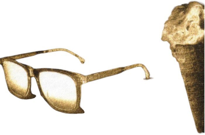 Paul Smith T-shirt brun print lunettes sodas glaces Paul Smith Homme M2R 220X V22626 79 Bruin