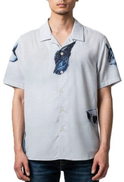 Paul Smith Chemisette ciel print lunettes coquillage Paul Smith Homme M2R 695U V22653 74 Divers