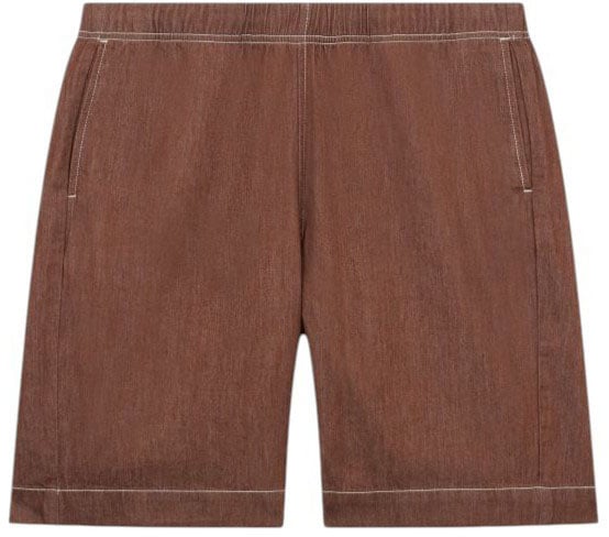 Paul Smith Bermuda chocolat surpiqué écru Paul Smith Homme M2R 699P V22615 R Divers