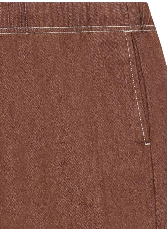 Paul Smith Bermuda chocolat surpiqué écru Paul Smith Homme M2R 699P V22615 R Divers