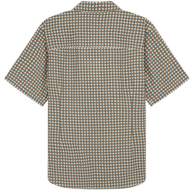 Paul Smith Chemisette kaléidoscope écru orange Paul Smith Homme M2R 896Z V22660 02 chemise Beige