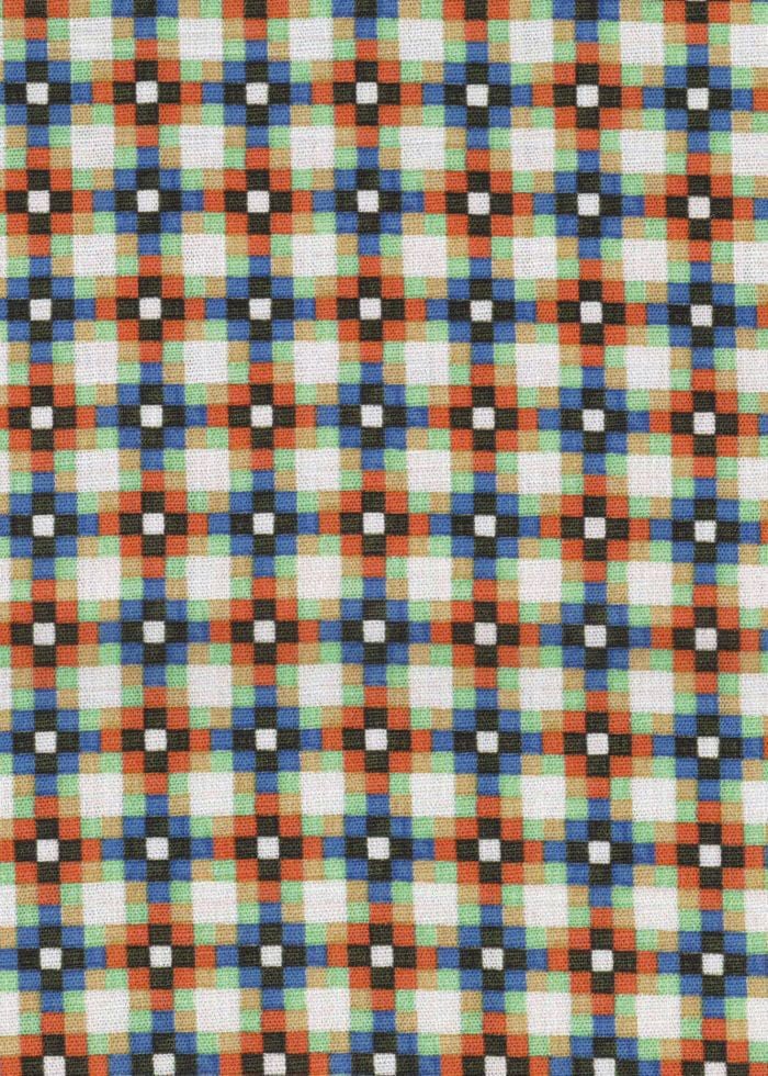 Paul Smith Chemisette kaléidoscope écru orange Paul Smith Homme M2R 896Z V22660 02 chemise Beige