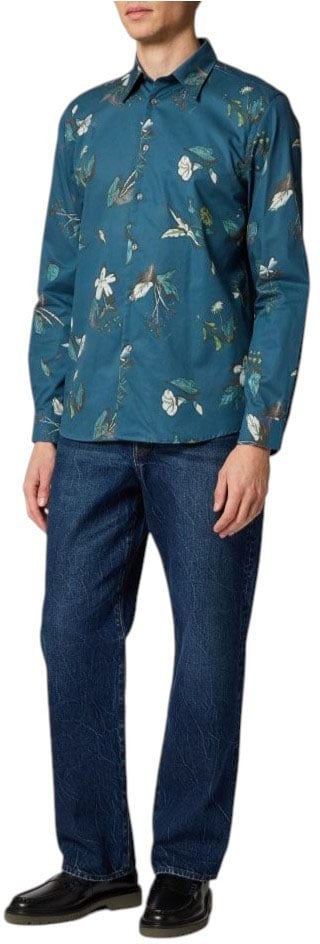 Paul Smith Chemise bleue print floral vert blanc Paul Smith Homme M2R 765X W22791 44 Divers