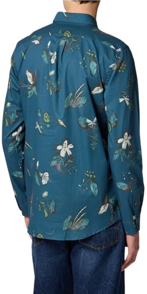 Paul Smith Chemise bleue print floral vert blanc Paul Smith Homme M2R 765X W22791 44 Divers