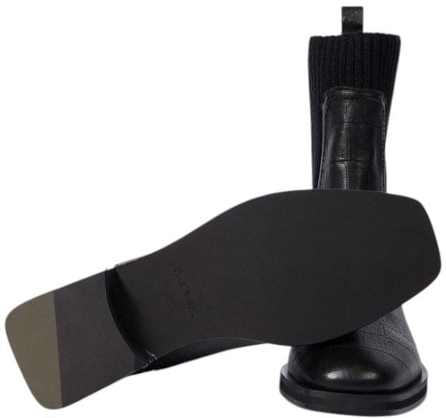 Paul Smith Boots Chelsea chaussettes embossé croco noir Matola Paul Smith Femme W1S MAT03 WLEA 79 Zwart