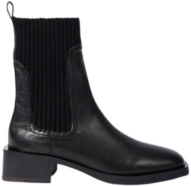Paul Smith Boots Chelsea chaussettes embossé croco noir Matola Paul Smith Femme W1S MAT03 WLEA 79 Zwart
