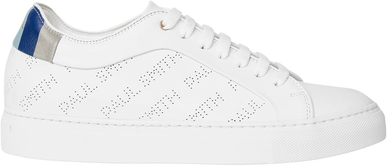 Paul Smith Sneakers blanche perforée logo cuir basso Paul Smith Femme Wit