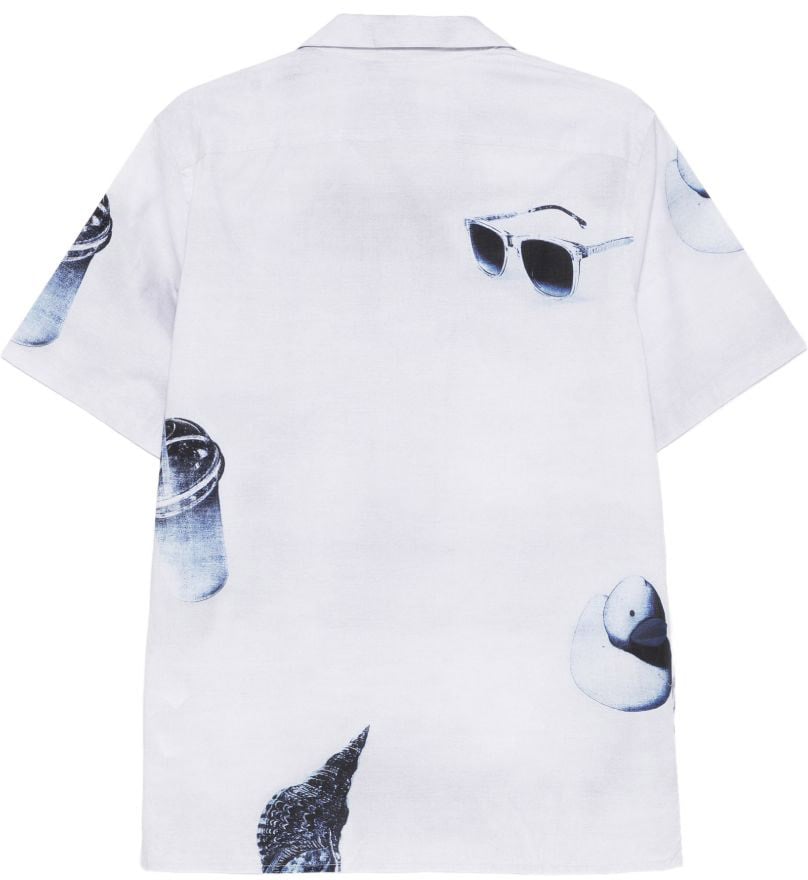 Paul Smith Shirts Grigio Wit
