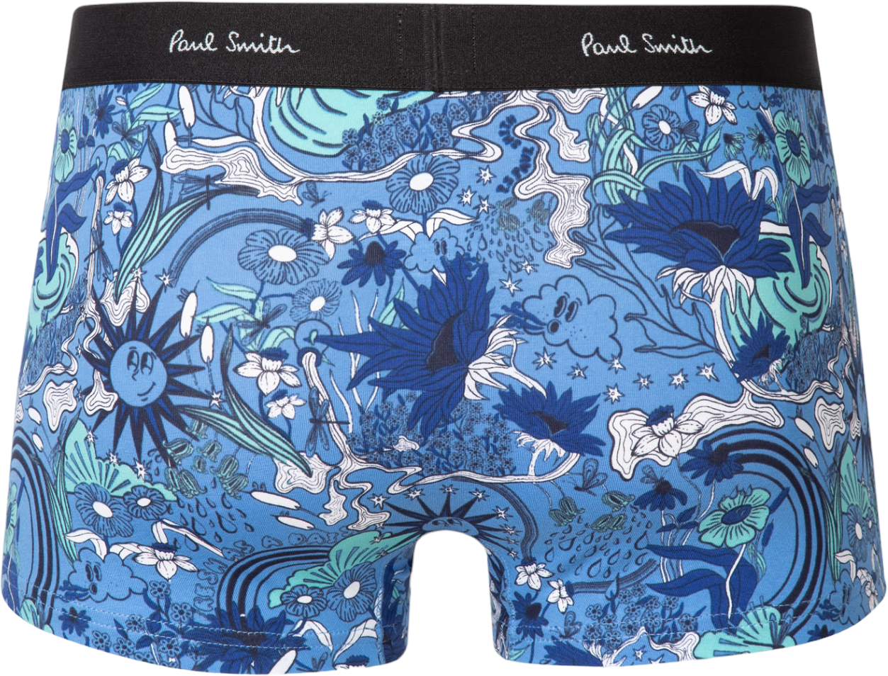 Paul Smith Boxer happy flower bleu turquoise M1A 121D KU200 42 Paul Smith Homme Divers