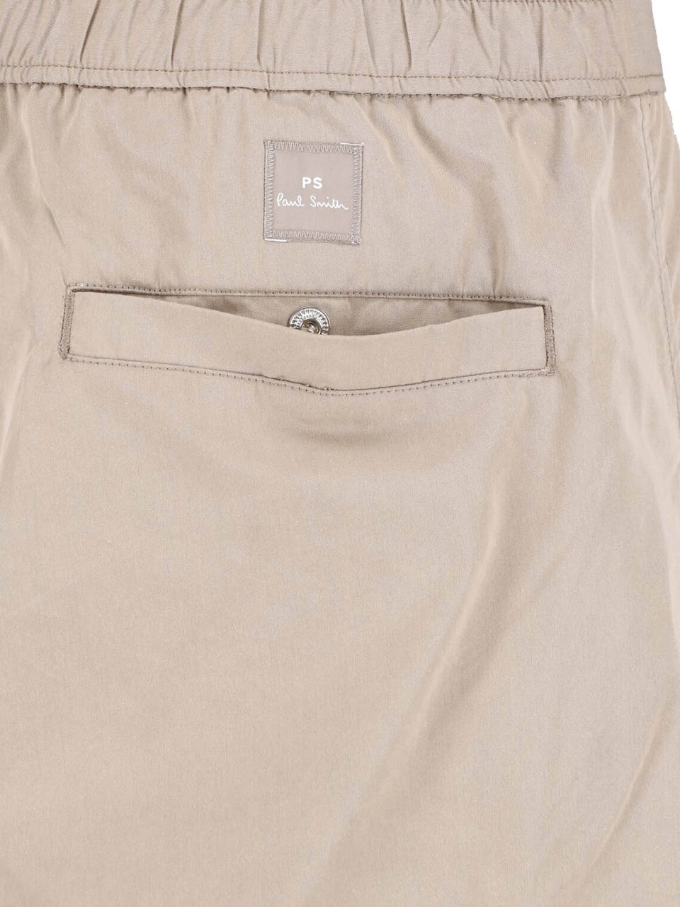 Paul Smith Beige Mid-Rise Cotton Cargo Pants Neutraal
