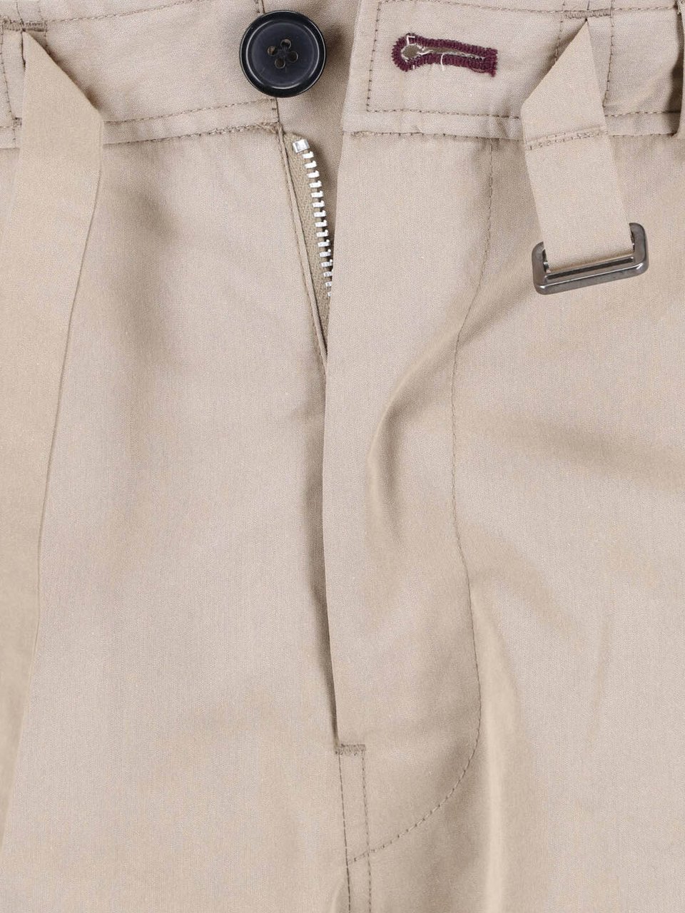 Paul Smith Beige Mid-Rise Cotton Cargo Pants Neutraal