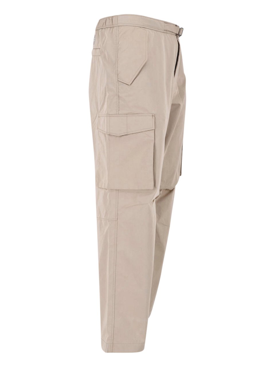 Paul Smith Beige Mid-Rise Cotton Cargo Pants Neutraal