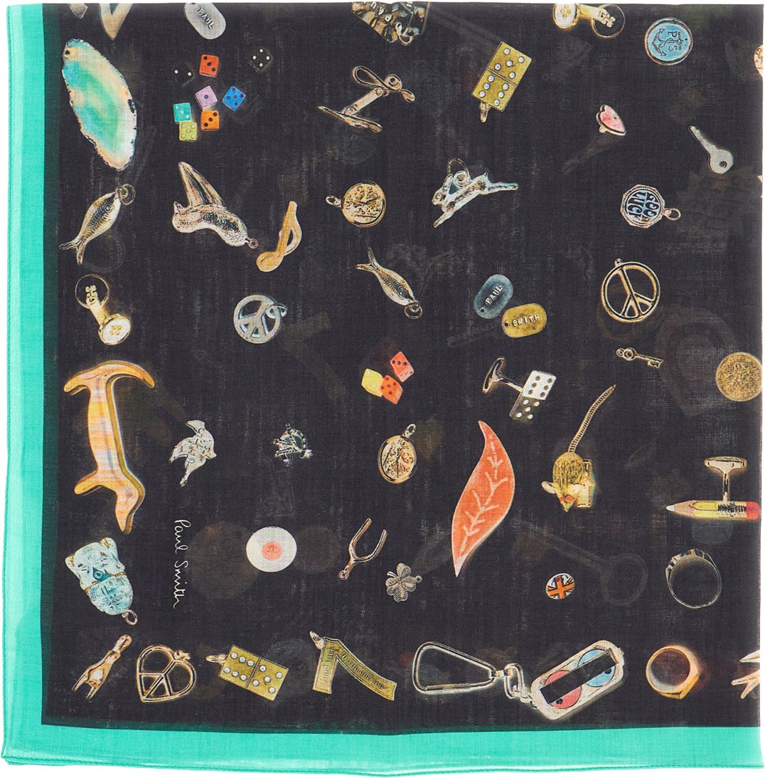 Paul Smith Printed cotton foulard Divers