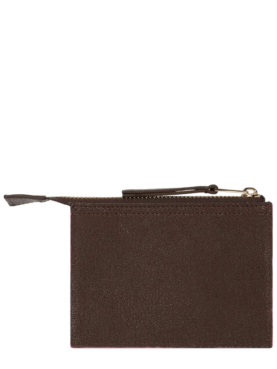 Paul Smith Concertina Leather Layered Card Holder Oranje