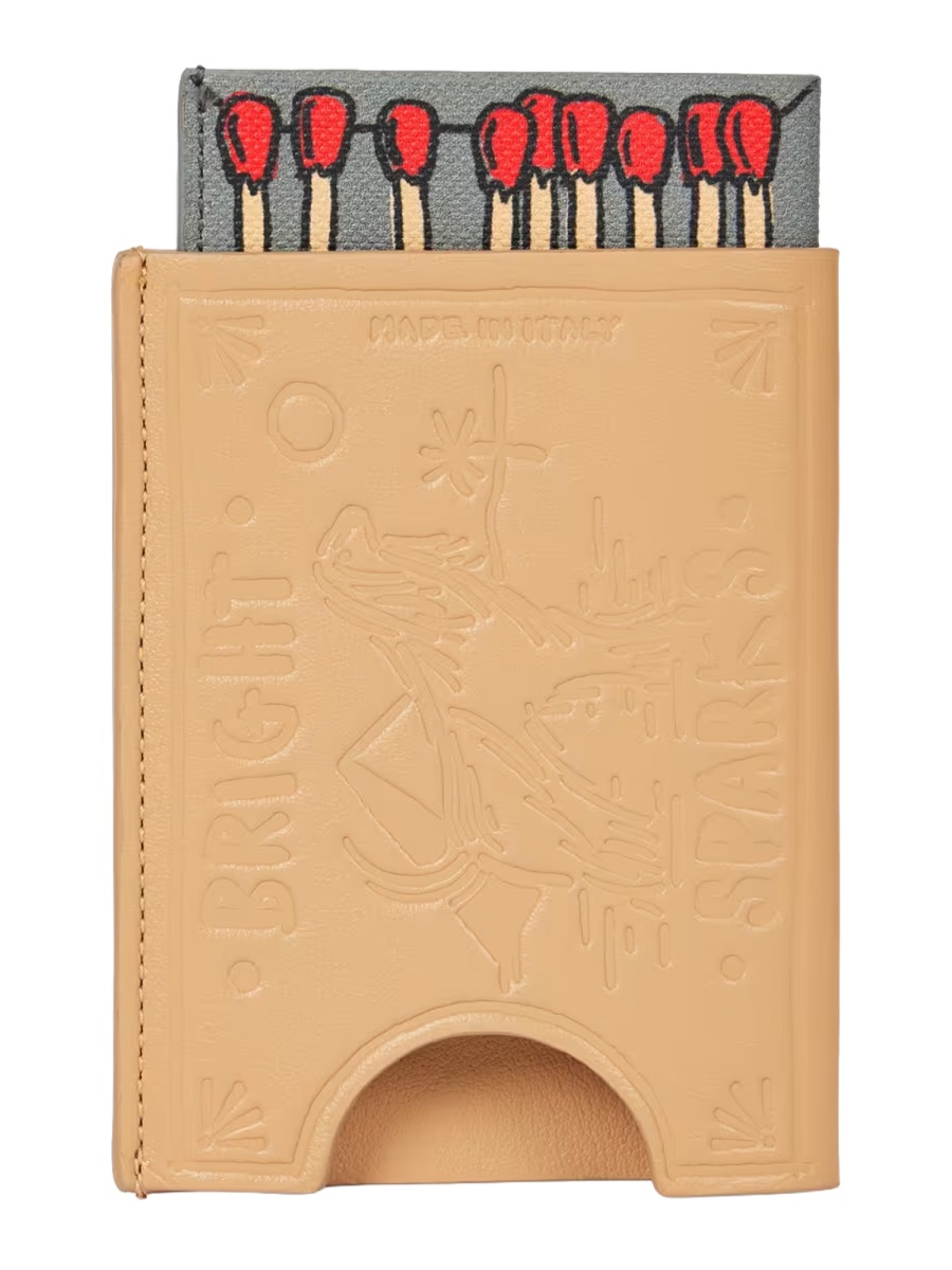 Paul Smith Match Box Matchstick Pattern Card Holder Bruin