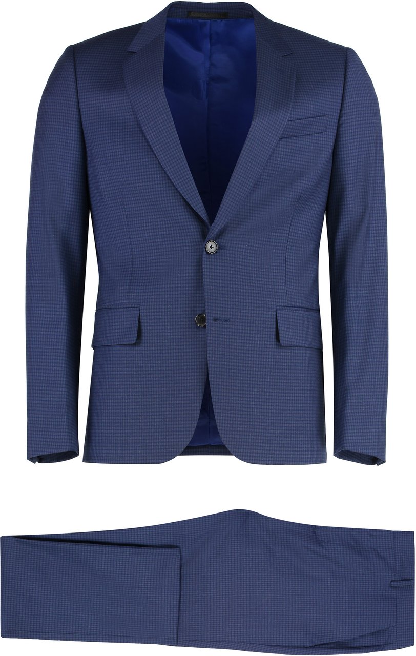 Paul Smith Two-piece wool suit Blauw