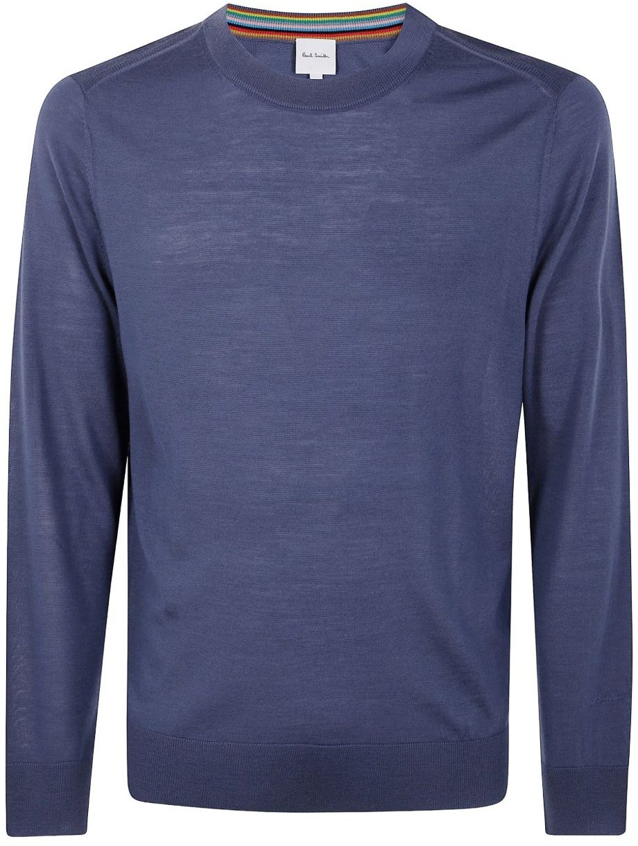 Paul Smith Sweaters Clear Blue Blauw