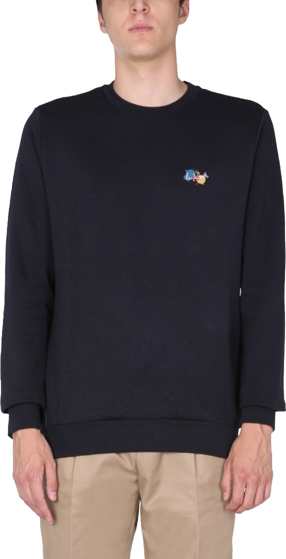 Paul Smith Splatter Print Sweatshirt Zwart