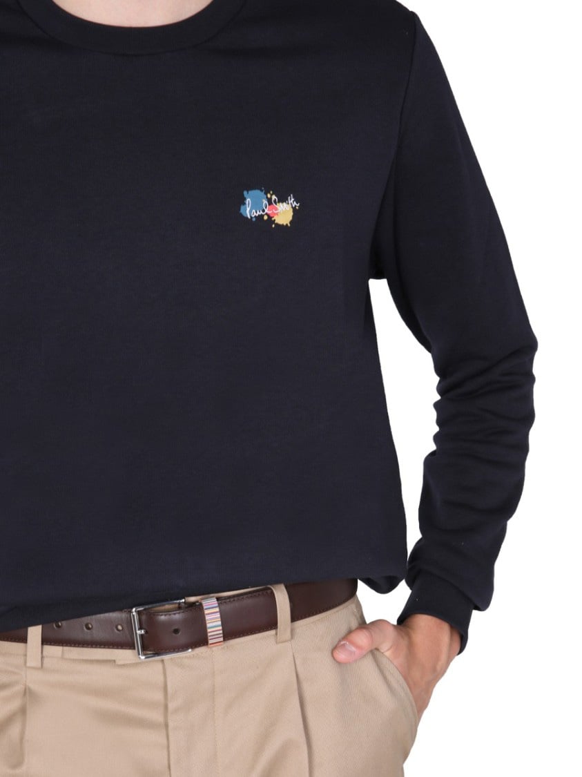 Paul Smith Splatter Print Sweatshirt Zwart