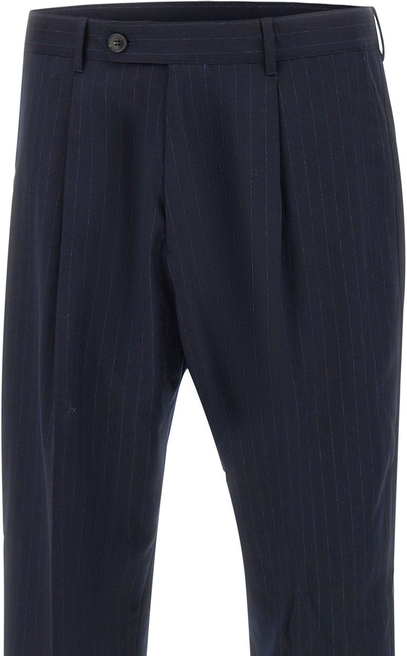 Paul Smith Trousers Blue Navy