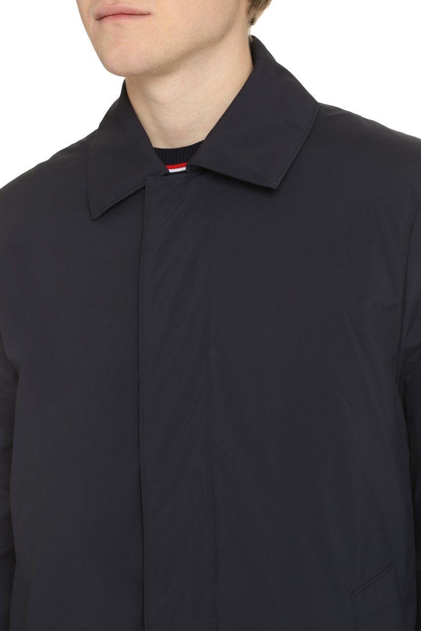 Paul Smith Technical fabric parka Blauw