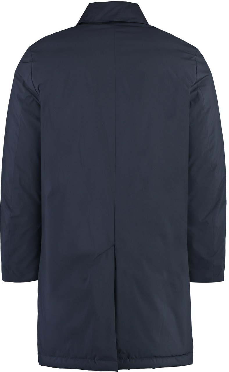 Paul Smith Technical fabric parka Blauw