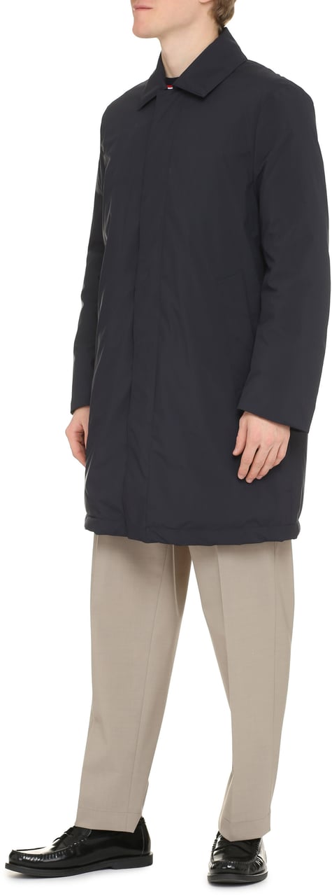 Paul Smith Technical fabric parka Blauw