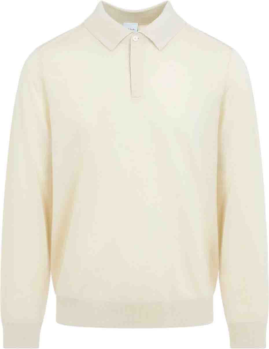 Paul Smith Fine Knit Polo Sweater Divers