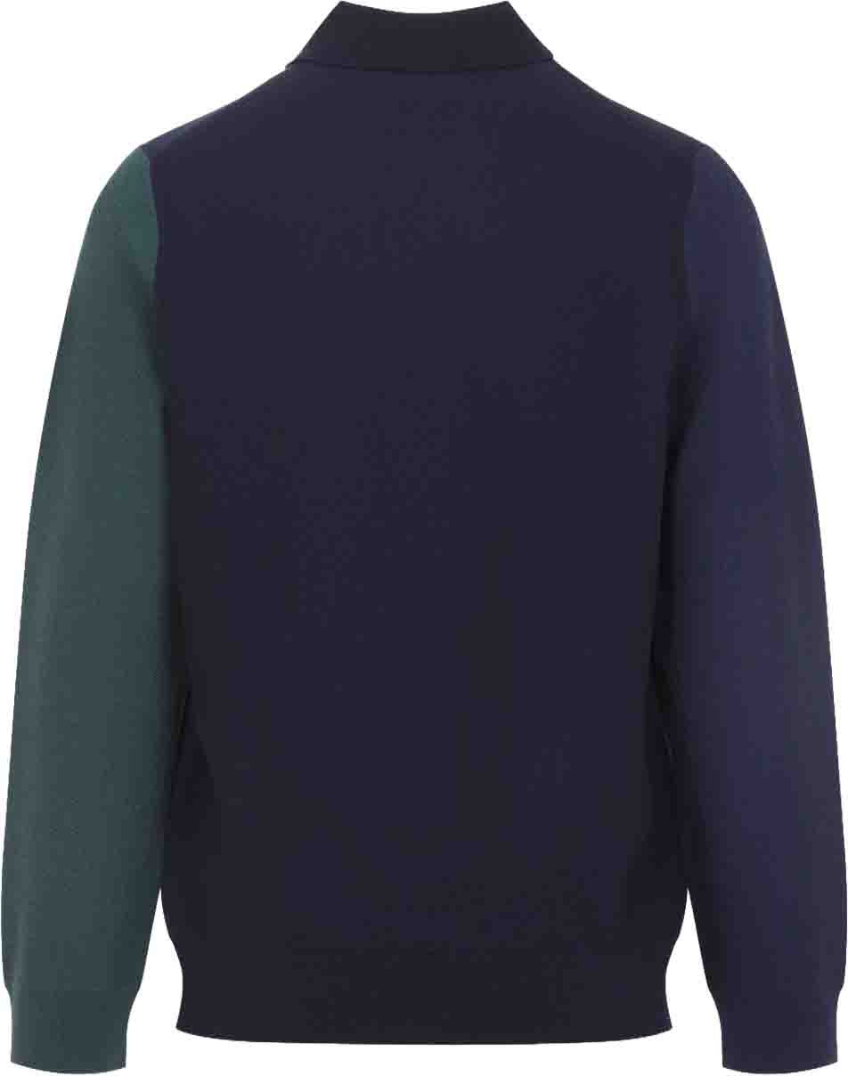 Paul Smith Wool Knit Cardigan Shirt Divers