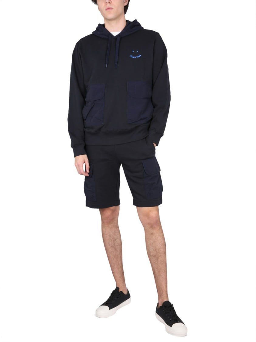 Paul Smith "Happy" Sweatshirt Blauw
