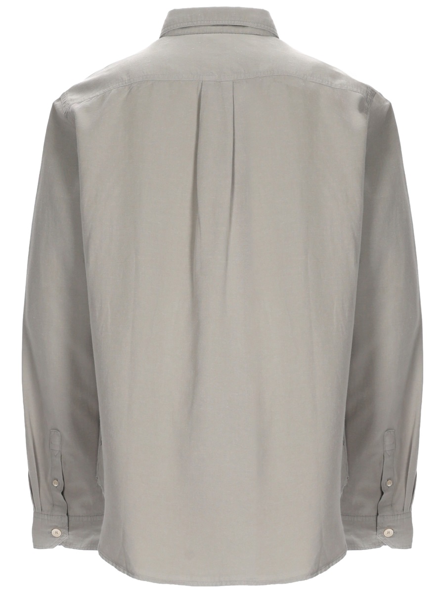 Paul Smith Casual Fit Muted Grey Shirt Grijs