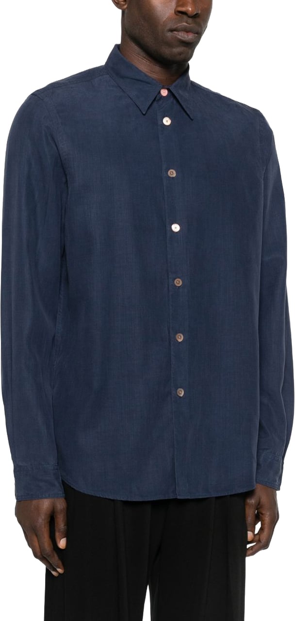 Paul Smith Shirts Blu Blauw