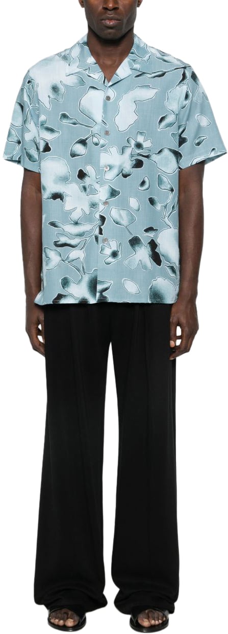 Paul Smith Shirts Clear Blue Blauw