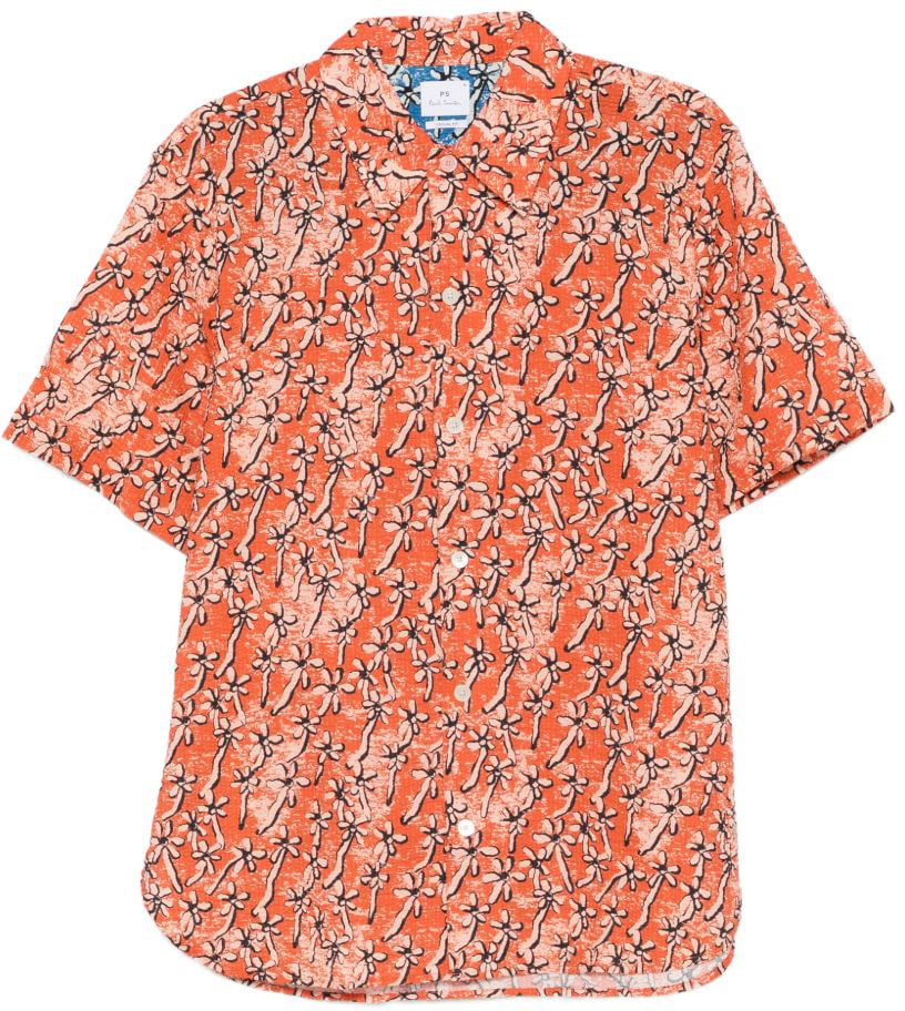 Paul Smith Shirts Orange Oranje