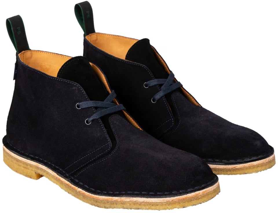 Paul Smith Ps Conroy Lace-up Desert Boots Blauw