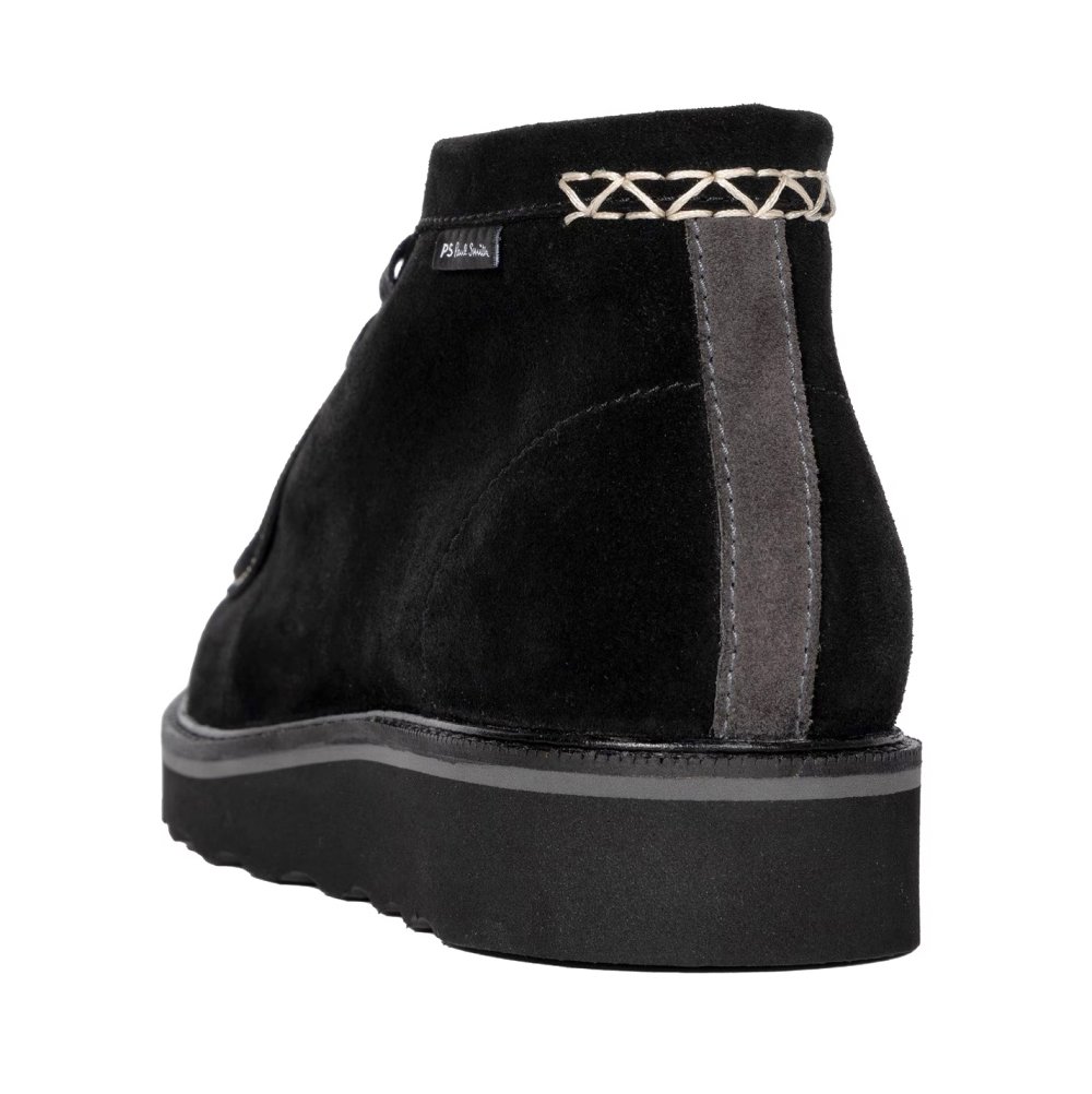 Paul Smith Ps Tobruck Lace-up Chukka Boots Zwart