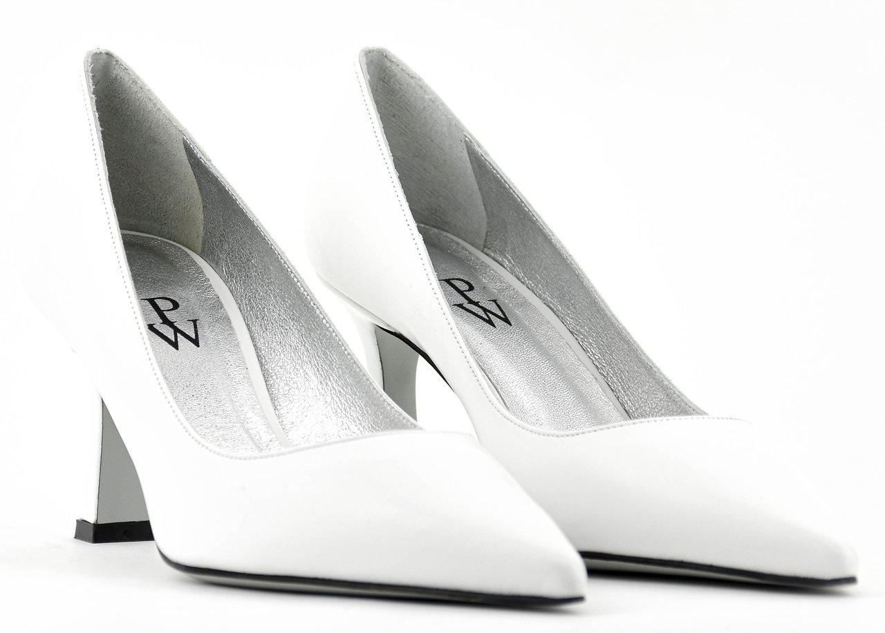 Paul Warmer Kate Pump White Wit